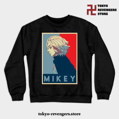 Mikey Tokyo Revengers Crewneck Sweatshirt Black / S