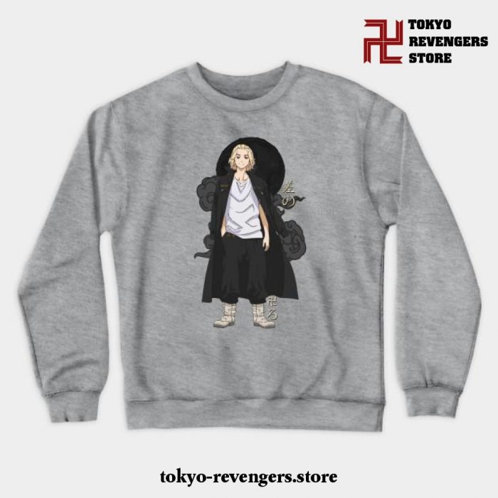 Mikey - Tokyo Revengers Crewneck Sweatshirt Gray / S