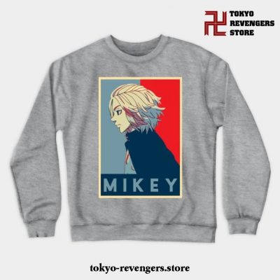 Mikey Tokyo Revengers Crewneck Sweatshirt Gray / S