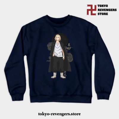 Mikey - Tokyo Revengers Crewneck Sweatshirt Navy Blue / S