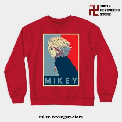 Mikey Tokyo Revengers Crewneck Sweatshirt Red / S