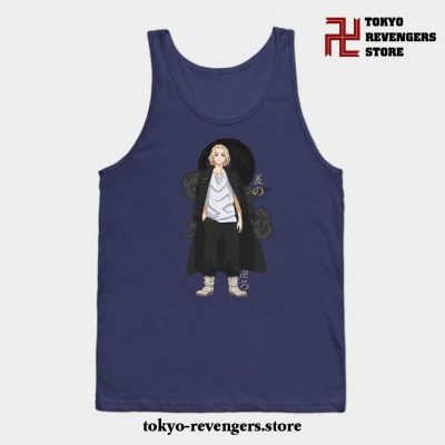 Mikey - Tokyo Revengers Tank Top Navy Blue / S