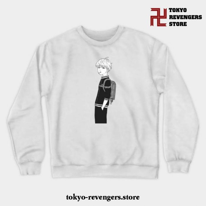 Naoto Crewneck Sweatshirt White / S