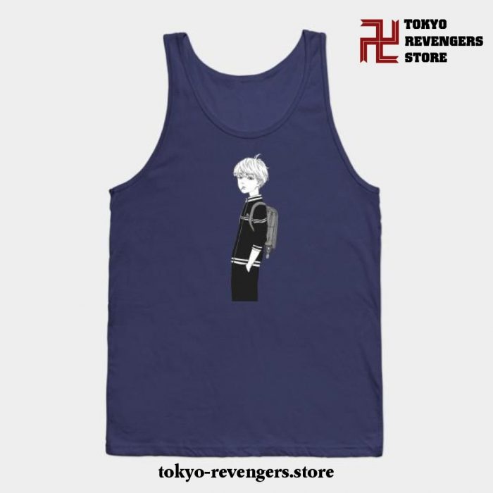 Naoto Tank Top Navy Blue / S