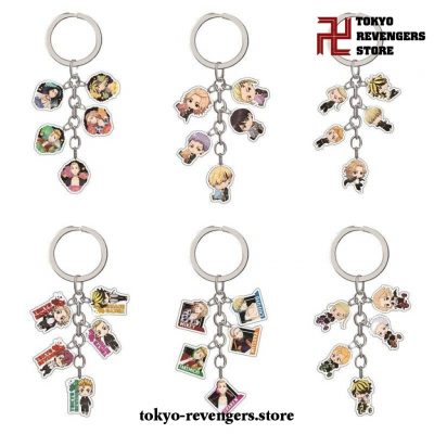 New 5Pcs/set Tokyo Revengers Keychains