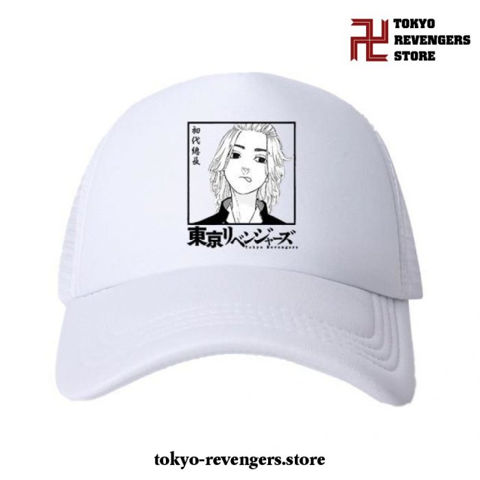 New Manjiro Sano Tokyo Revengers Baseball Cap White