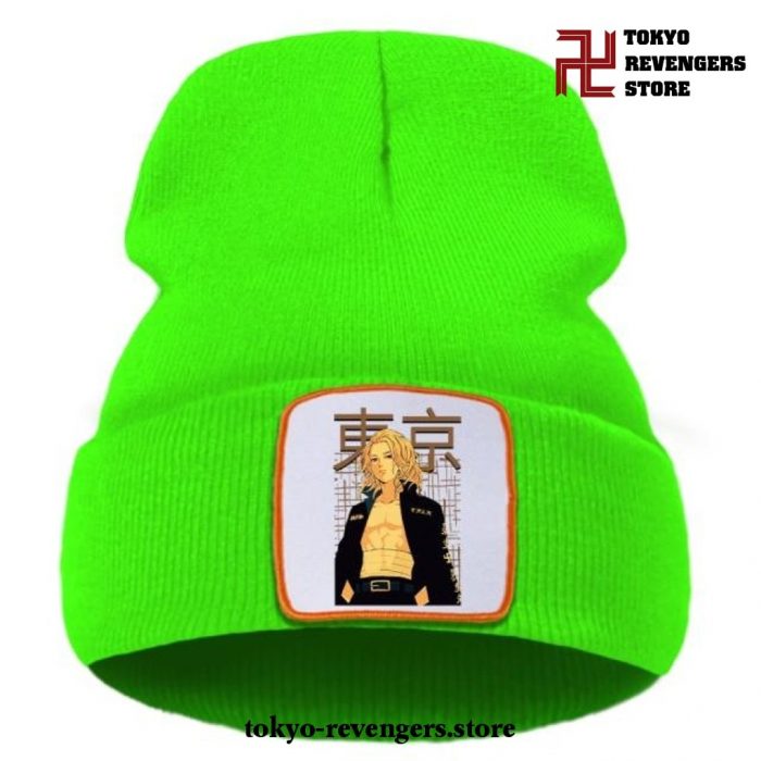 New Manjiro Sano Tokyo Revengers Beanie Hat Green