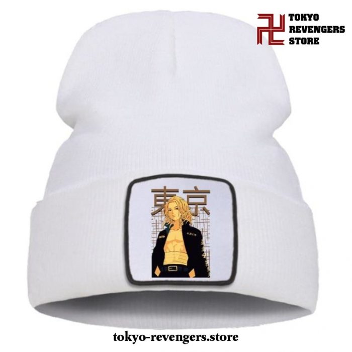 New Manjiro Sano Tokyo Revengers Beanie Hat White