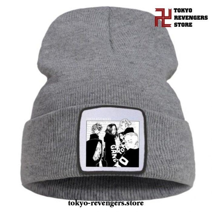 New Style Tokyo Revengers Beanie Hat Gray