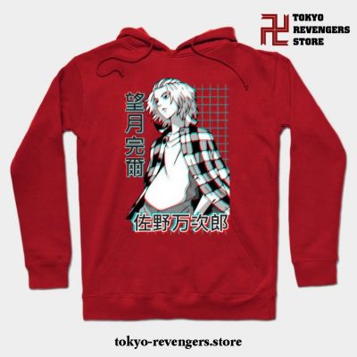 Sano Manjiro (Mikey) - Tokyo Revengers Hoodie Red / S