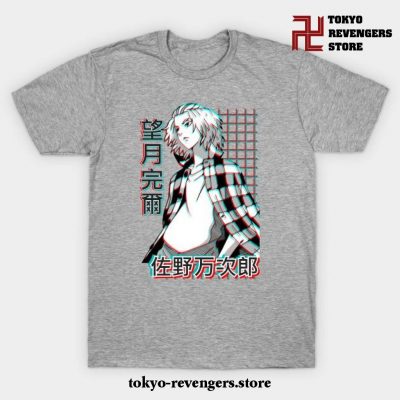 Sano Manjiro (Mikey) - Tokyo Revengers T-Shirt Gray / S