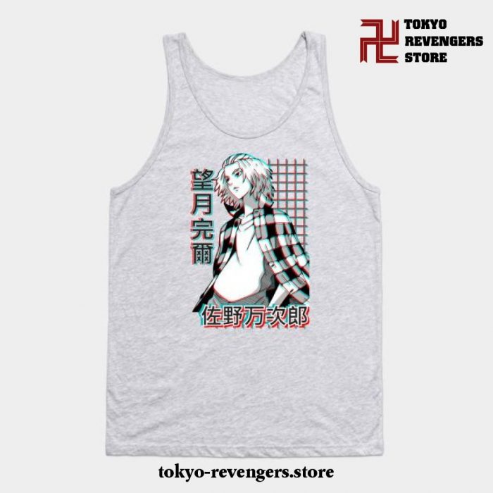 Sano Manjiro (Mikey) - Tokyo Revengers Tank Top Gray / S