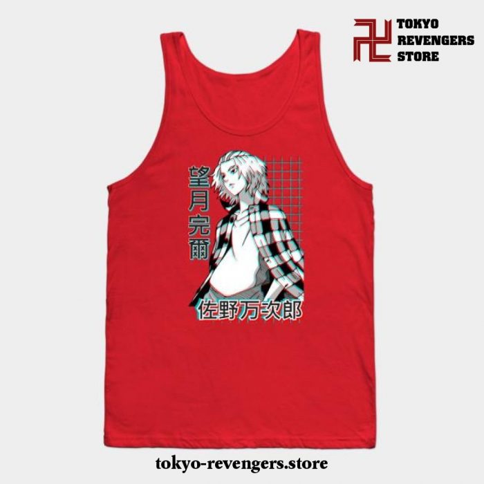 Sano Manjiro (Mikey) - Tokyo Revengers Tank Top Red / S