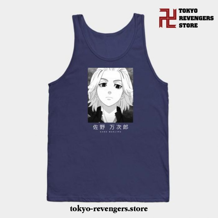 Sano Manjiro Tank Top Navy Blue / S