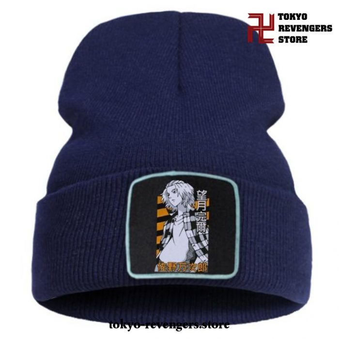 Streetwear Manjiro Sano Tokyo Revengers Beanie Hat Dark Blue