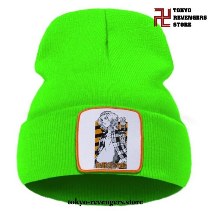 Streetwear Manjiro Sano Tokyo Revengers Beanie Hat Green