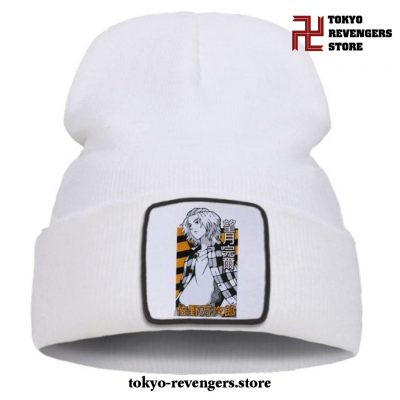 Streetwear Manjiro Sano Tokyo Revengers Beanie Hat White