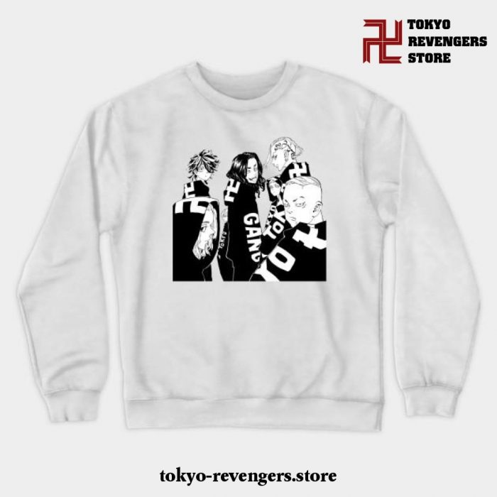 Tokyo Gang Crewneck Sweatshirt White / S