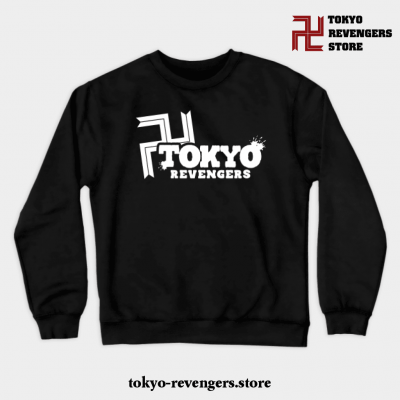 Tokyo Gang Revengers Toman Manji Crewneck Sweatshirt Black / S