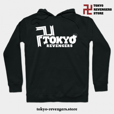Tokyo Gang Revengers Toman Manji Hoodie Black / S