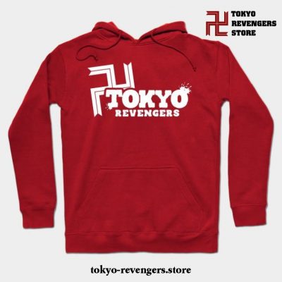Tokyo Gang Revengers Toman Manji Hoodie Red / S