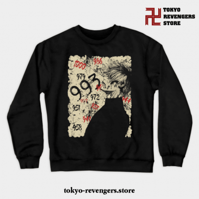 Tokyo Ghoul Kaneki Fashion Crewneck Sweatshirt Black / S