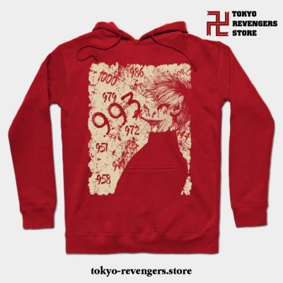 Tokyo Ghoul Kaneki Hoodie Red / S