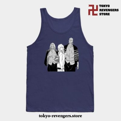 Tokyo Manjigan Tank Top Navy Blue / S