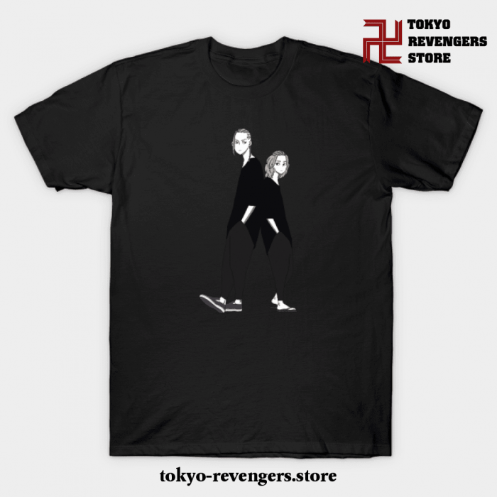 Tokyo Revenger Mikey And Draken T-Shirt Black / S