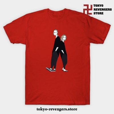 Tokyo Revenger Mikey And Draken T-Shirt Red / S