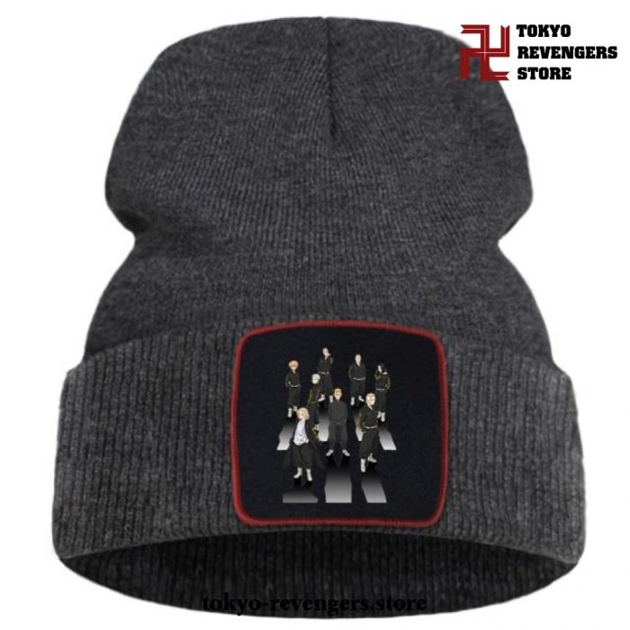 Tokyo Revengers Bang Beanie Hat Dark Gray / China One Size