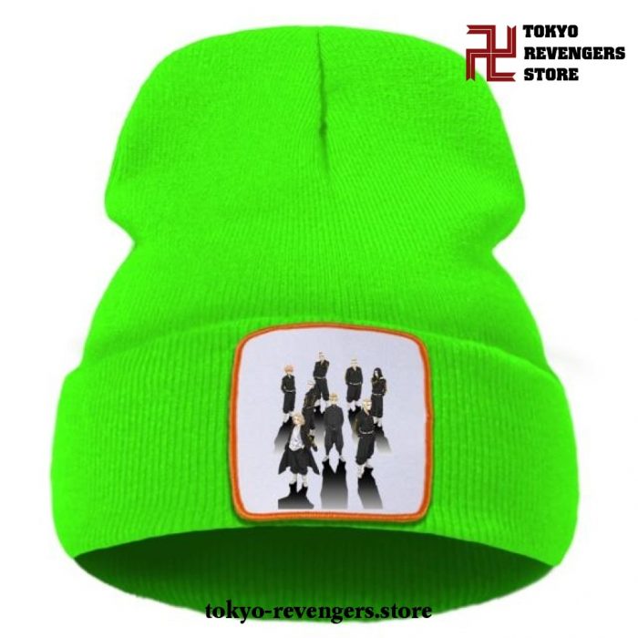 Tokyo Revengers Bang Beanie Hat Green / China One Size