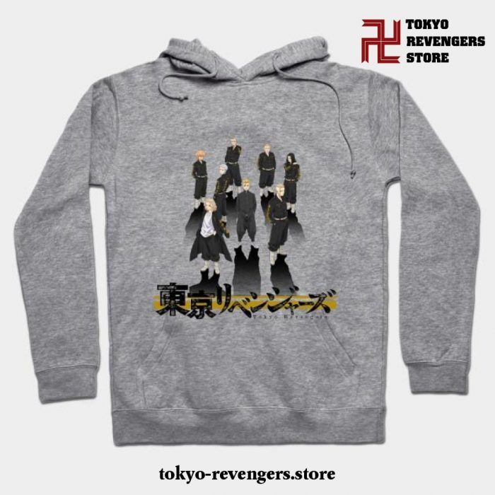 Tokyo Revengers Characters Hoodie Gray / S