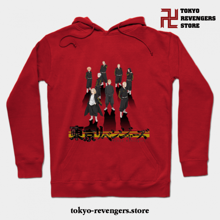 Tokyo Revengers Characters Hoodie Red / S