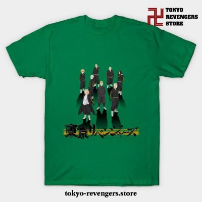 Tokyo Revengers Characters T-Shirt Green / S