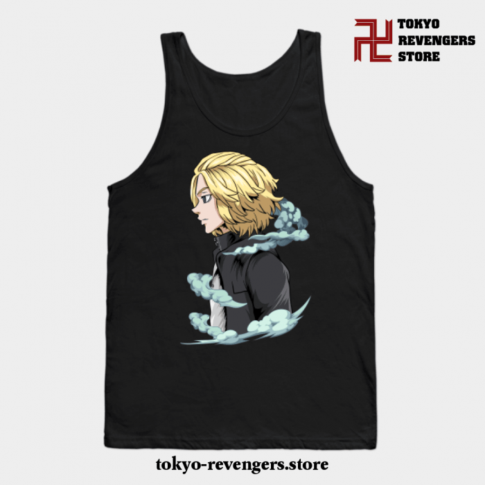 Tokyo Revengers Clouds - Sano Manjiro Tank Top Black / S