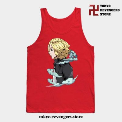 Tokyo Revengers Clouds - Sano Manjiro Tank Top Red / S