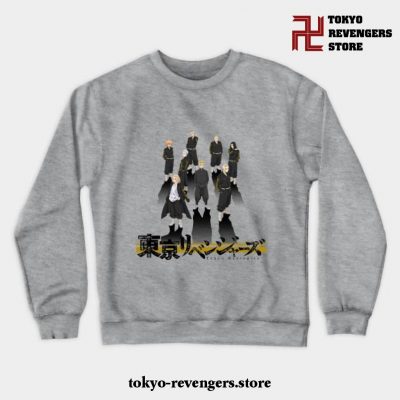 Tokyo Revengers Fashion Crewneck Sweatshirt Gray / S