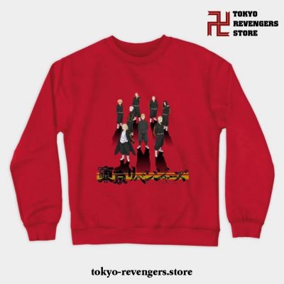 Tokyo Revengers Fashion Crewneck Sweatshirt Red / S