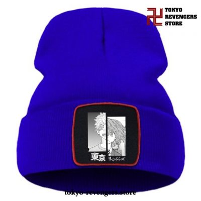 Tokyo Revengers Hinata Tachibana Beanie Hat Blue