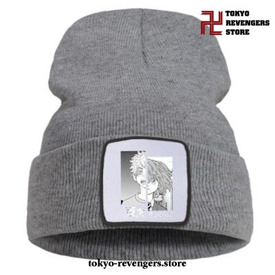 Tokyo Revengers Hinata Tachibana Beanie Hat Gray