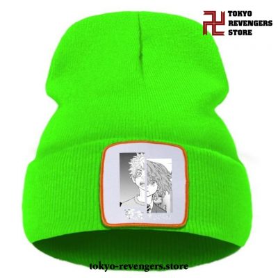 Tokyo Revengers Hinata Tachibana Beanie Hat Green