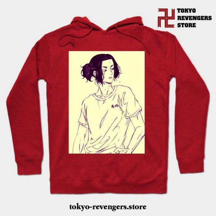 Tokyo Revengers Keisuke Baji Hoodie Red / S