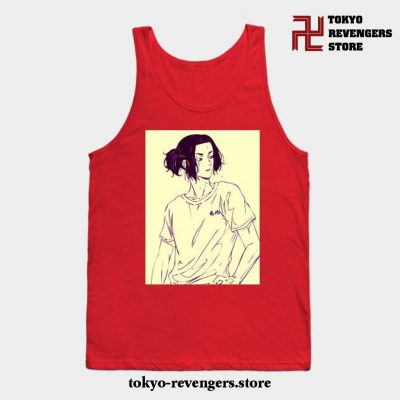 Tokyo Revengers Keisuke Baji Tank Top Red / S