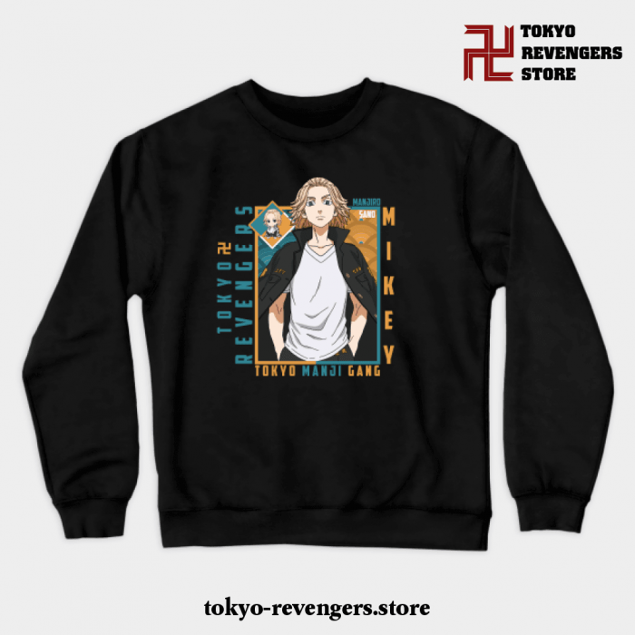 Tokyo Revengers - Manjiro Sano(Mikey) Crewneck Sweatshirt Black / S