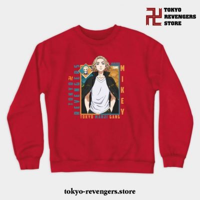 Tokyo Revengers - Manjiro Sano(Mikey) Crewneck Sweatshirt Red / S