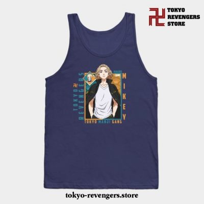 Tokyo Revengers - Manjiro Sano(Mikey) Tank Top Navy Blue / S