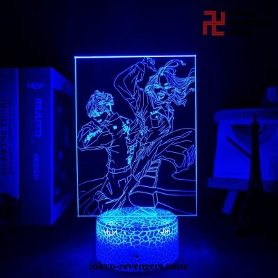 Tokyo Revengers Mikey And Draken 3D Led Lamp