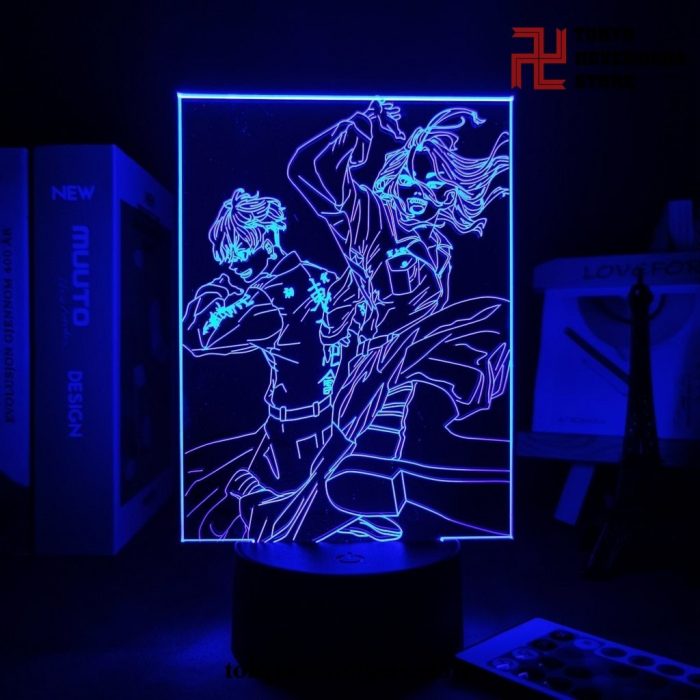 Tokyo Revengers Mikey And Draken 3D Led Lamp