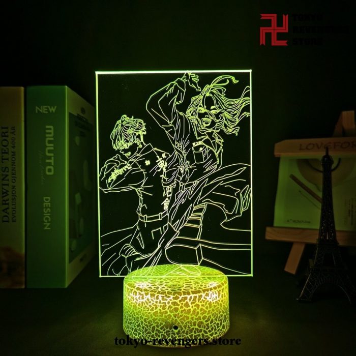 Tokyo Revengers Mikey And Draken 3D Led Lamp